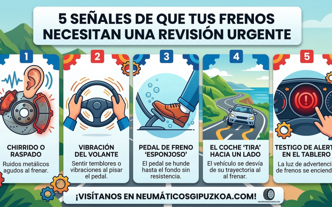 5 señales de que tus frenos necesitan una revisión urgente