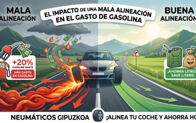 El impacto de una mala alineación en el gasto de gasolina.