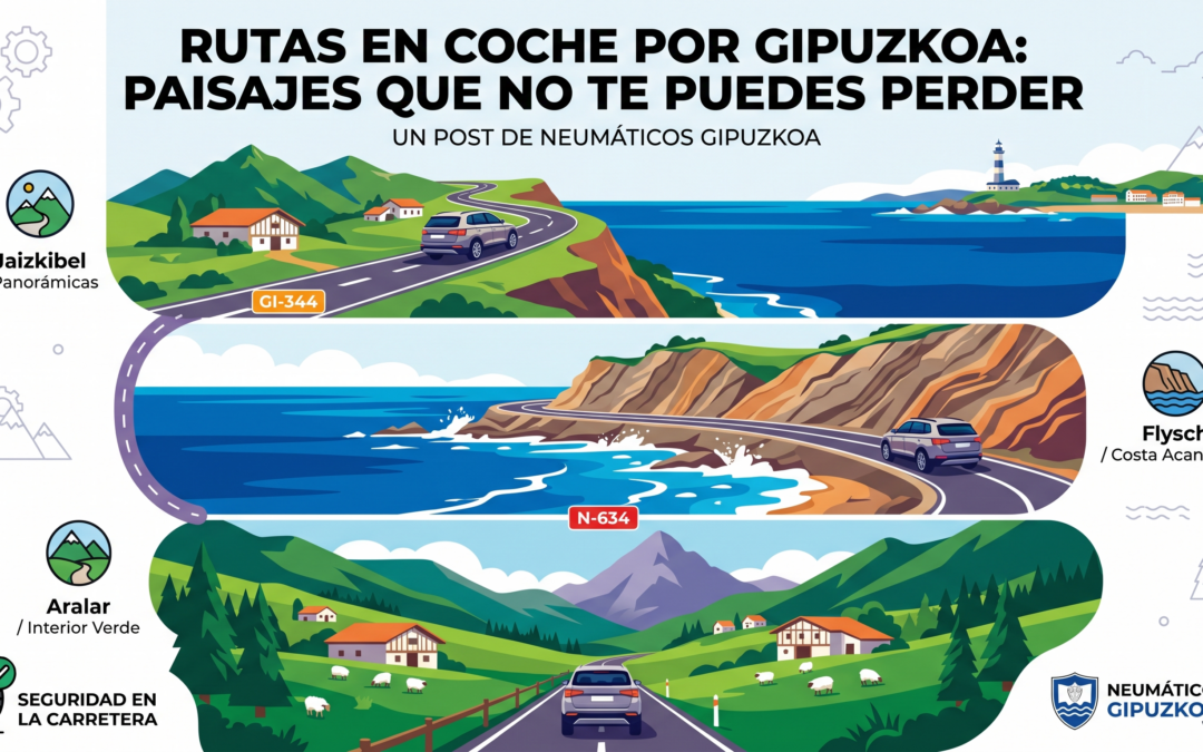 Rutas en coche por Gipuzkoa: Paisajes que no te puedes perder.