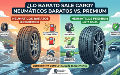 Neumáticos baratos vs. Premium: ¿Lo barato sale caro?
