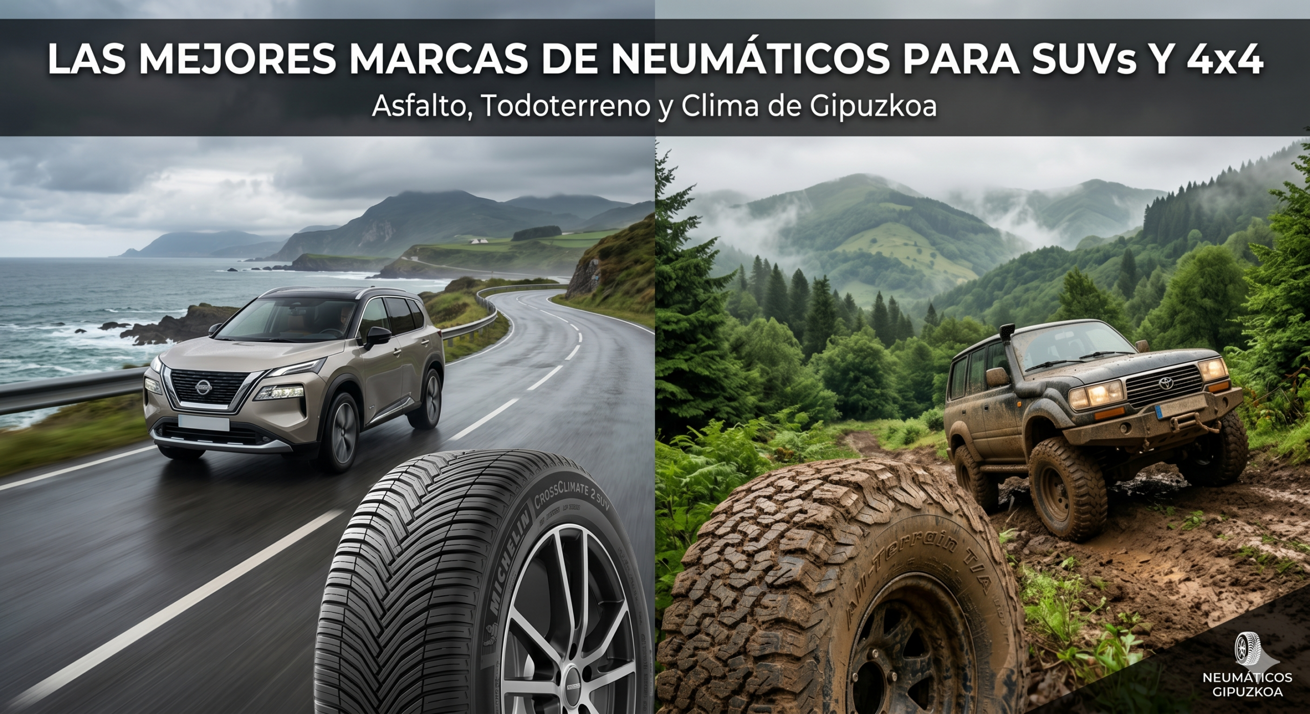 Las mejores marcas de neumáticos para SUVs y 4×4