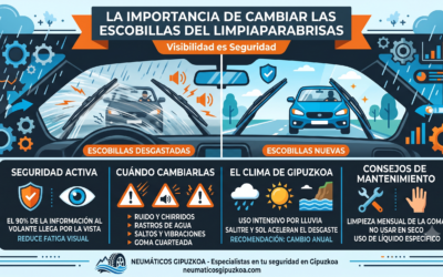 La importancia de cambiar las escobillas del limpiaparabrisas